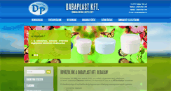 Desktop Screenshot of dabaplast.hu